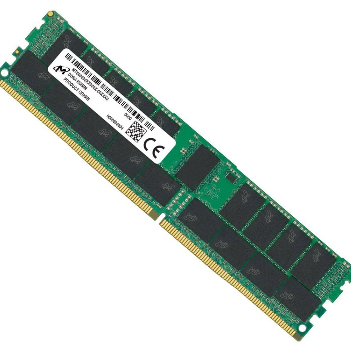 Micron 32gb (1x32gb) Ddr4 Rdimm 3200mhz Cl22 1rx4 Ecc Registered