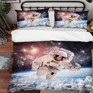 3D Space Astronaut 146 Bedding Set Pillowcases Quilt Duvet Cover Set Queen King