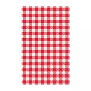 Moda 310x190mm Gingham Red Greaseproof Paper Pack Of 2000