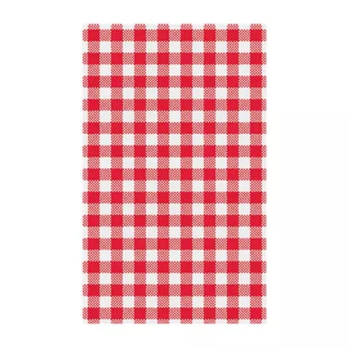 Moda 310x190mm Gingham Red Greaseproof Paper Pack Of 2000