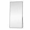 OAKORY 198x96cm Rectangular Full Length Mirror, Floor Mirror with Aluminium Alloy Frame Gold