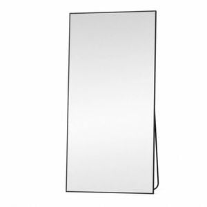OAKORY 198x96cm Rectangular Full Length Mirror, Floor Mirror with Aluminium Alloy Frame Gold