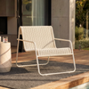 Cane and Stone 700 x 1125 x 730mm White Lilo Lounge Chair