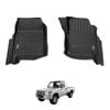 AUSGO Car Floor Mats for Toyota LandCruiser 79 Series LC79 Single Cab 2012-2016 All-Weather Floor Liners