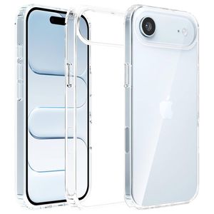 For Apple iPhone 17 Air Clear Case Slim With 4 Corners [Shock Absorption] Hard Back Soft Bumper Cover