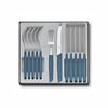 Victorinox 12 Piece Modern Steak Knife & Fork Cutlery Set Of 12pc Cornflower