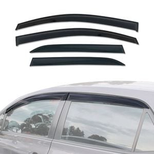 AUSGO Weather Shields for Toyota Corolla Hatch 2007-2012 Weathershields Window Visors Wind Deflectors