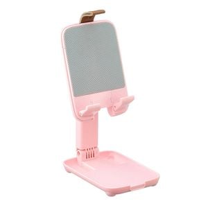 Desktop Stand Remax Multifunctional Mini Telescopic Folding For Phone Pad Pink