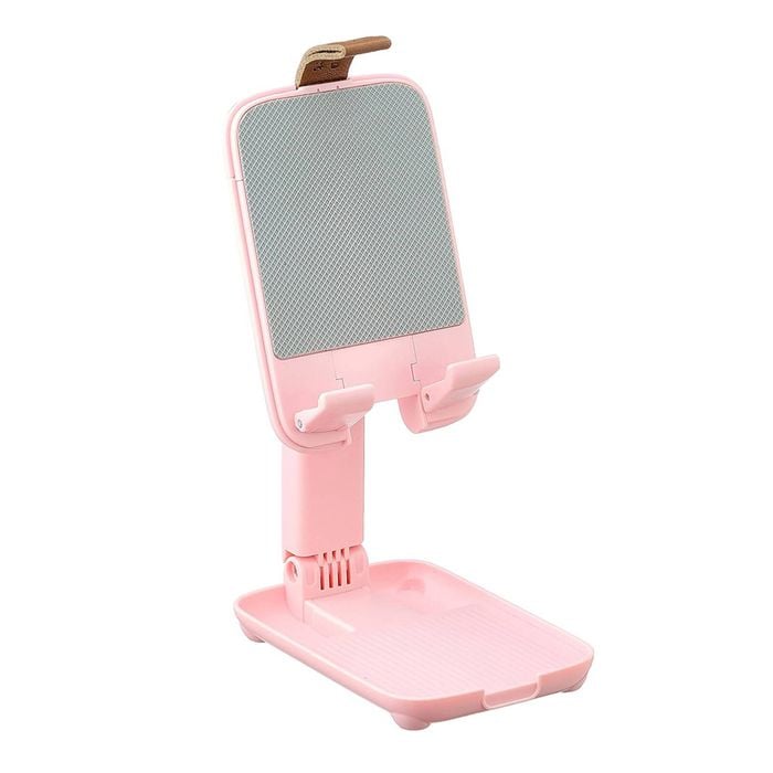 Desktop Stand Remax Multifunctional Mini Telescopic Folding For Phone Pad Pink