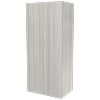 Lugna 2048 x 900 x 580mm Mist Double Hanging 2 Door Storage Cabinet