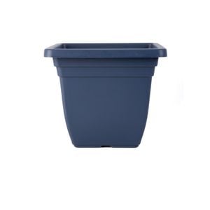 Northcote Pottery 300mm Navy Villa Square Plastic Pot
