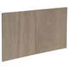 Kaboodle 1000mm Maplenut Modern Fridge Cabinet Doors - 2 Pack