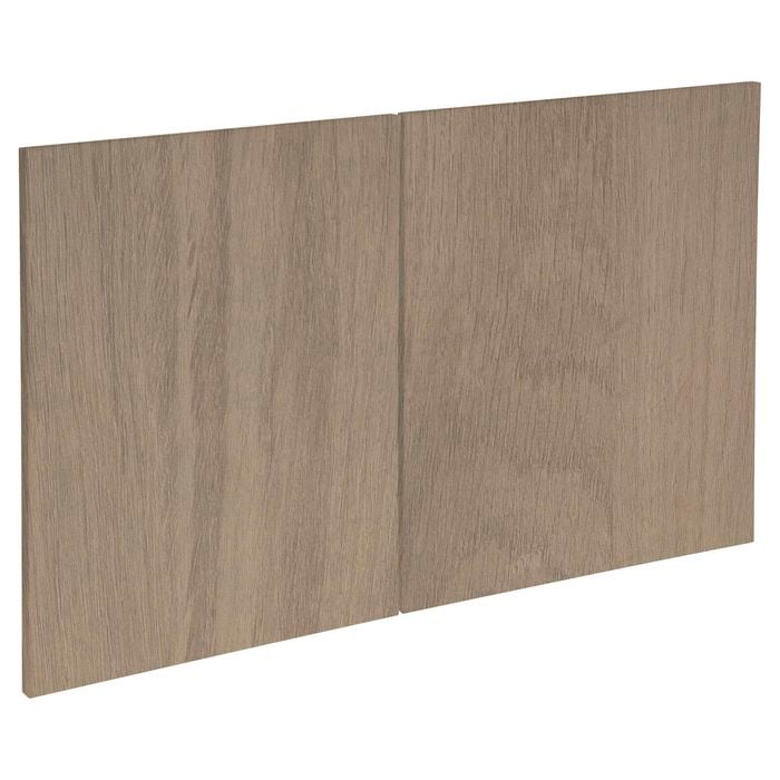 Kaboodle 1000mm Maplenut Modern Fridge Cabinet Doors - 2 Pack