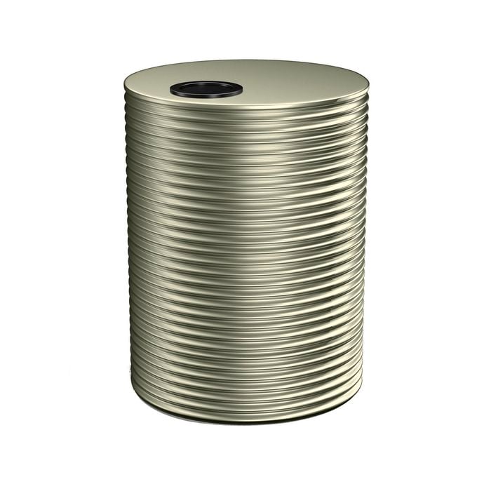 Kingspan 8000L Round Steel Water Tank - 2400mm x 1860mm Pale Eucalypt
