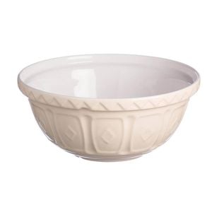 Colour Mix Earthenware Mixing Bowl /4l Cream 16x16x9cm White Mason Cash