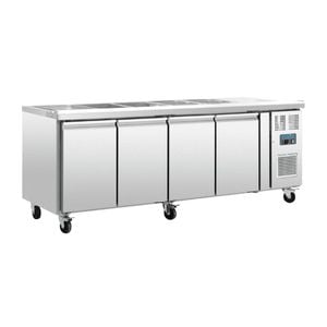 Polar 4 Door Saladette Counter - Ft285-a