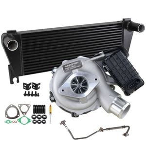 Upgrade Billet Turbo Charger With 70mm Intercooler And Genuine Oil Feed Pipe For Ford Ranger 3.2L 2011-2015