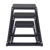 VEVOR Plyometric Jump Boxes Black Plyo Anti-Slip Fitness Exercise Step Up for Home Gym Training