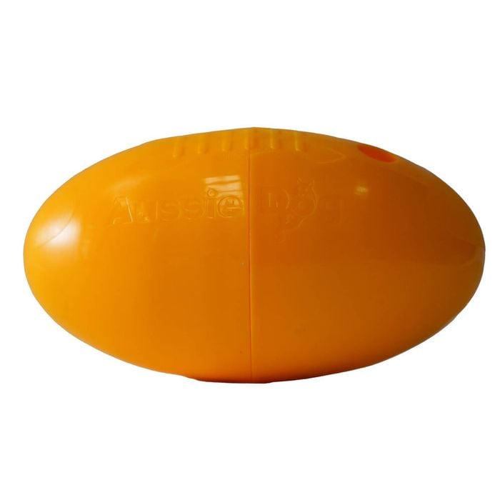 Aussie Dog Products Footy Feeder Large - Yellow