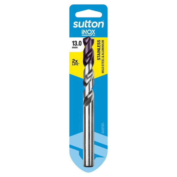 Sutton Tools 13.0mm INOX Stainless Steel Jobber Drill Bit