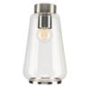Brilliant 16 x 28cm Pepe Glass With Brushed Chrome Batten Fixture