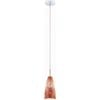 Duomo Red Crackled Glass Pendant