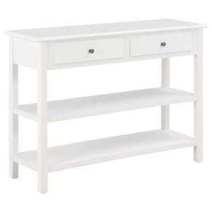 vidaXL Sideboard White 110cm Buffet Storage Cabinet Living Room Furniture