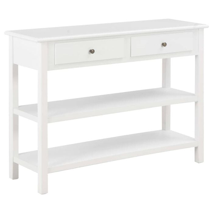 vidaXL Sideboard White 110cm Buffet Storage Cabinet Living Room Furniture