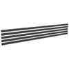ProtectorAl Black Satin Additional Slats For Slat Screen Kit 1795W - 5 Pack - Black