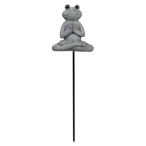 Northcote Pottery 17cm Zen Frog Stake - Hands