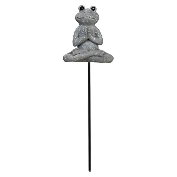 Northcote Pottery 17cm Zen Frog Stake - Hands