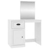 vidaXL Dressing Table with Mirror Cosmetic Vanity Table White