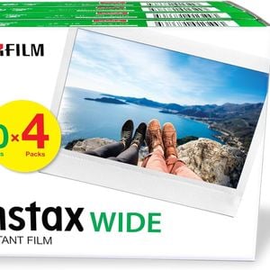 FUJIFILM INSTAX WIDE White Film (40 Pack)
