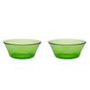 2PK Duralex Lys 23cm/2.2L Glass Salad Bowl Round - Green