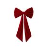 Jingle Jollys Red Velvet Christmas Bows Tree Decorations Xmas Ornaments