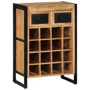 vidaXL Wine Rack for 16 Bottles Drinking Holder Wine Cupboard