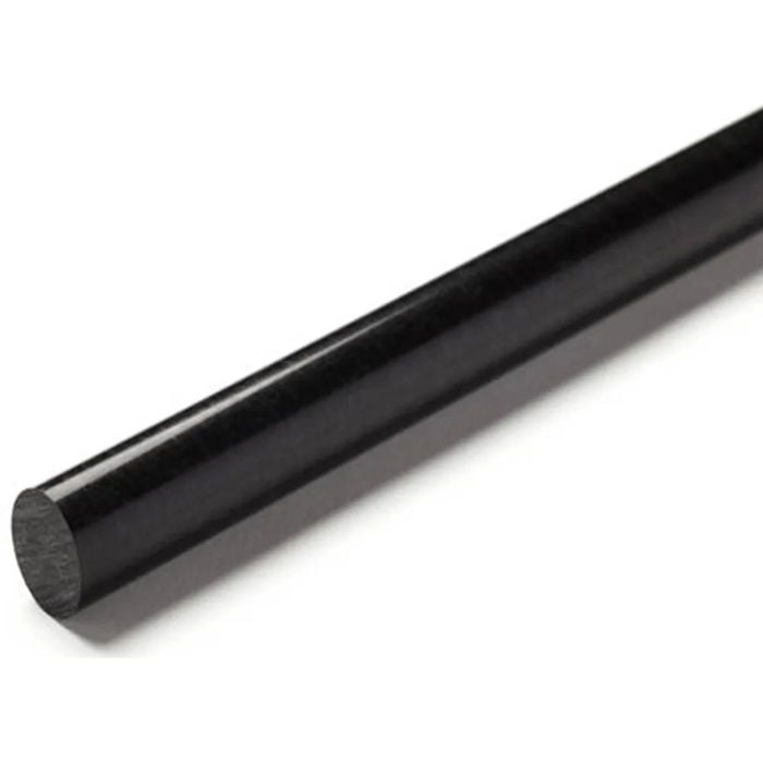Roxom Acetal Plastic Black Rod 50mm Dia X 1000mm