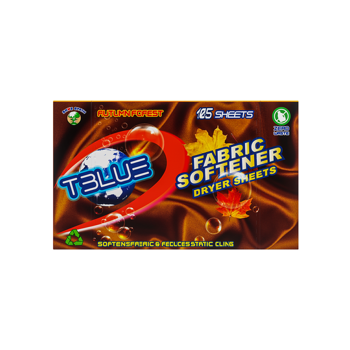 TBLUE Fabric Softener Dryer Sheet - Autumn Forest 105 Sheets