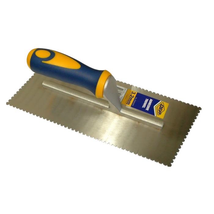 QEP 3.2mm V-Notch Adhesive Grass Trowel