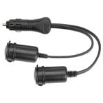 Narva 12/24V 20/10A  Heavy-Duty Adaptor - Auxiliary Plug To Twin Accessory Sockets