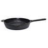 Classica Pre-seasoned Cast Iron Round Frypan All Stove Cookware 25cm Black