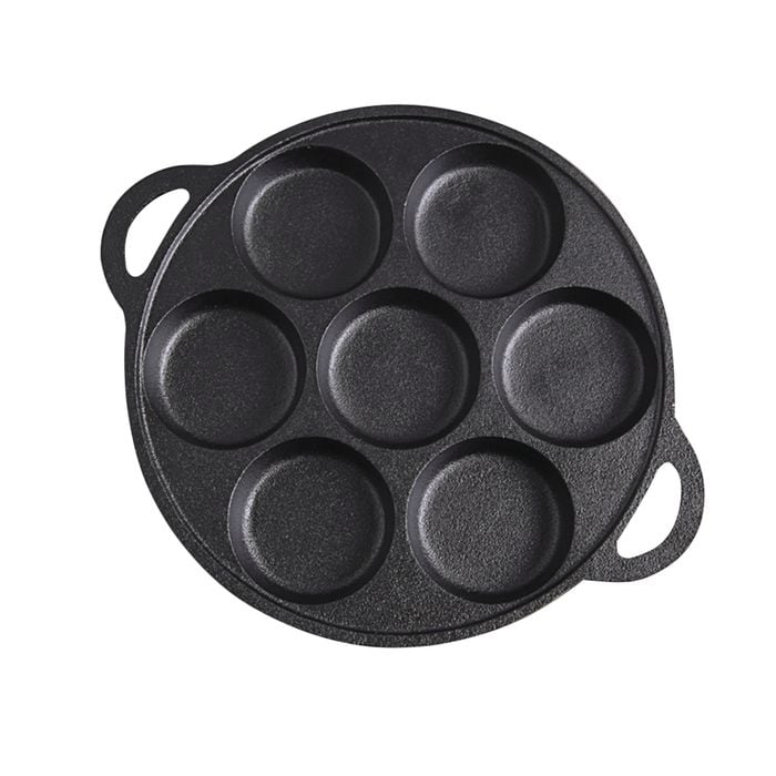 SOGA 31.5cm Cast Iron Takoyaki Fry Pan