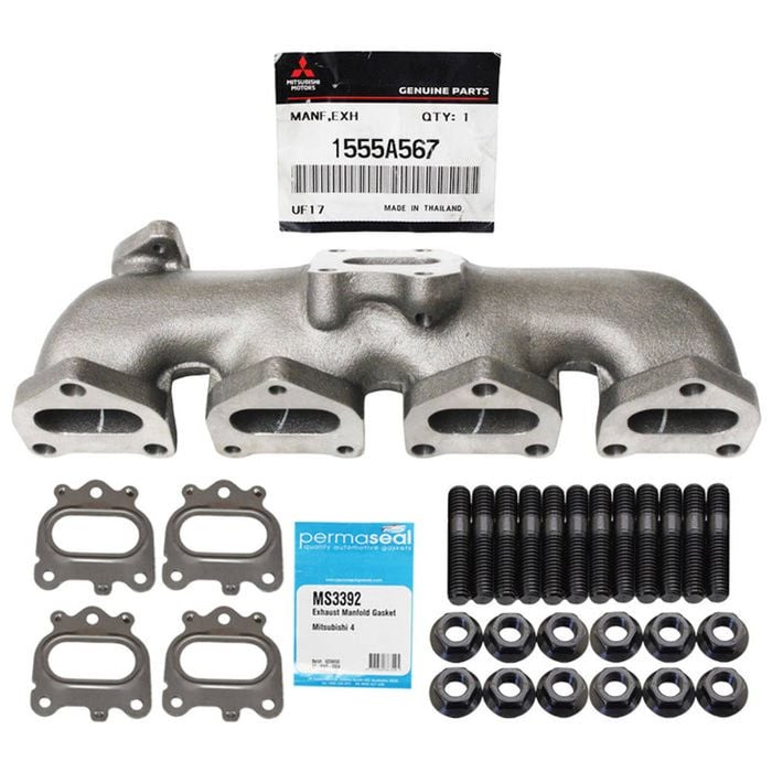 Genuine Exhaust Manifold, Gasket & Stud Kit For Mitsubishi Pajero 4m41 3.2l