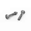 ZENITH M12 x 90mm Hot Dip Galvanised Cup Head Bolts & Nuts - Each