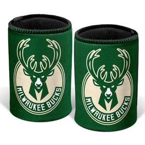 NBA Stubby Can Cooler - Milwaukee Bucks - Rubber Base - Single