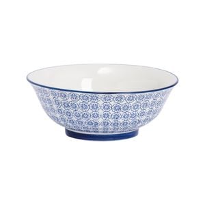 Nicola Spring Patterned Salad & Fruit Ceramic Serving Bowl, 20cm