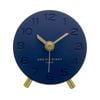 One Six Eight London  Ariel Ocean Blue Silent Mantel Clock
