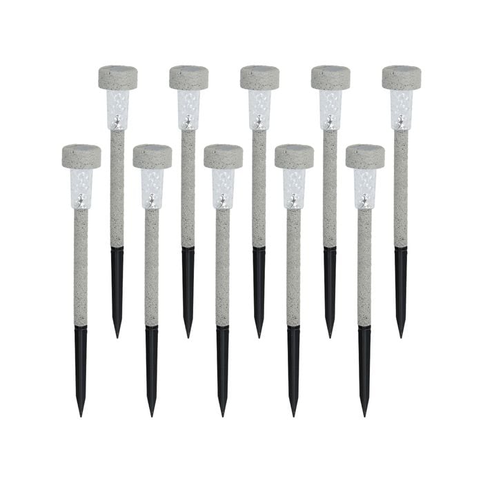 Click 26.5cm Colorado Solar Pathway Light - 10 Pack