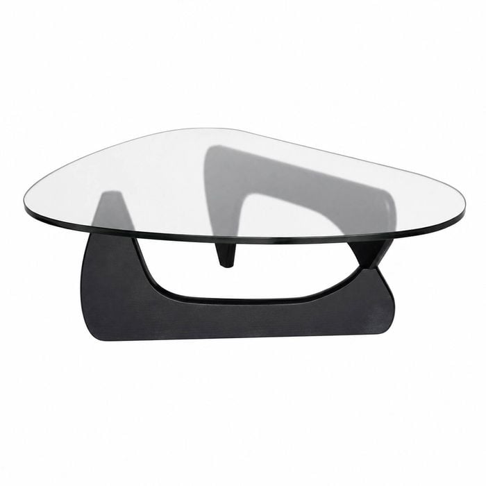 Sk Designer Living | Replica Isamu Noguchi Glass Coffee Table - Black
