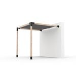 Toja 2.44 x 2.44m Grid Wall Mount Pergola Kit W/ Shade Sail